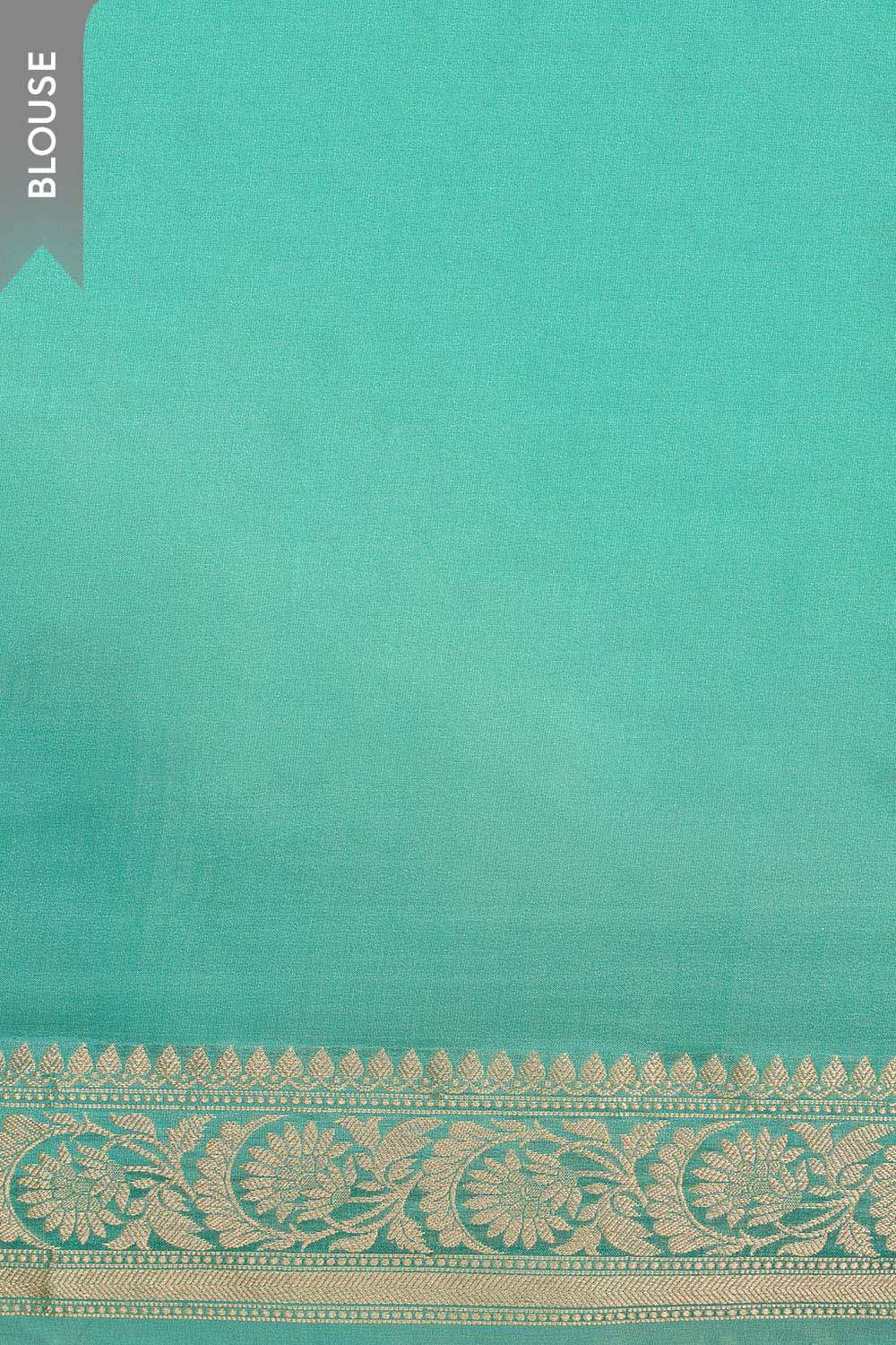 Grey Silk Viscose Cutwork Banarasi Saree image number null
