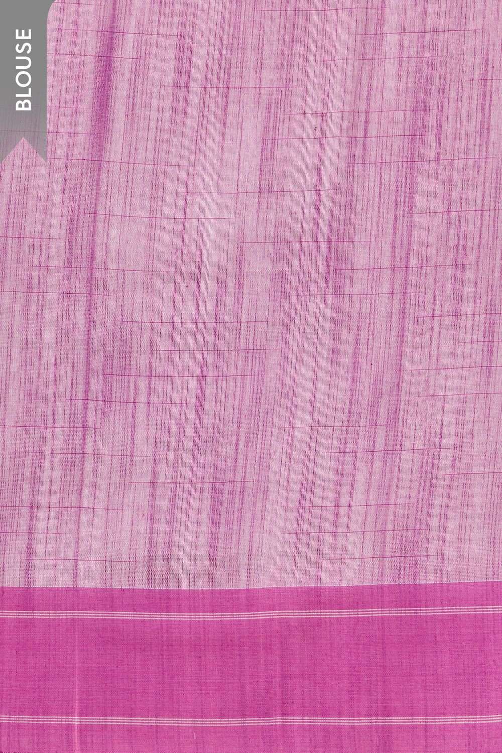Off White Bengal Pure Cotton Jamdani Saree image number null