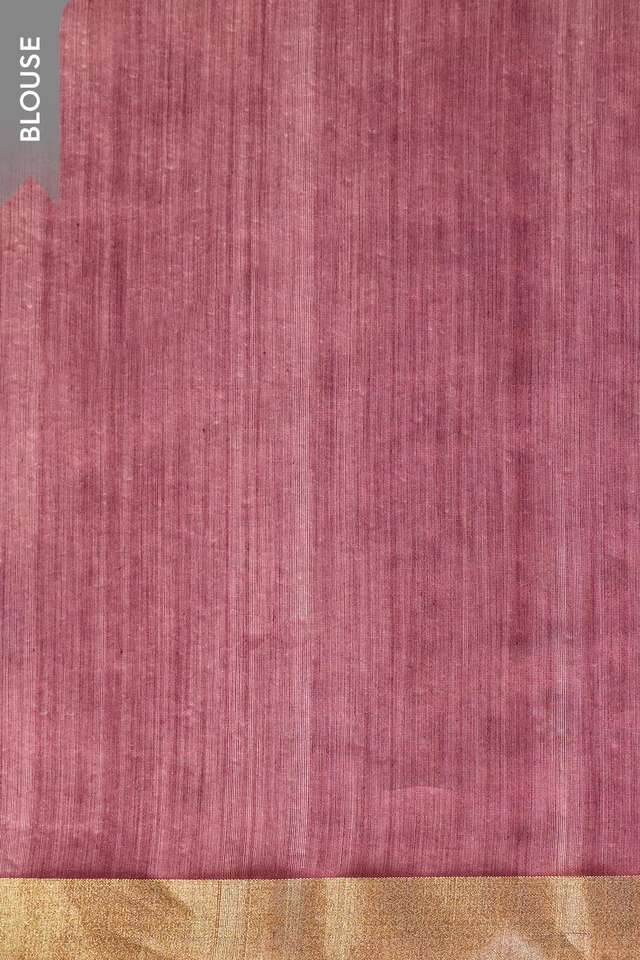 Purple Woven Pure Silk Cotton Chanderi Saree thumbnail image number null