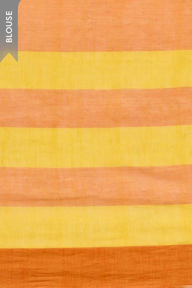 Light Orange Woven Pure Cotton Bengal Saree thumbnail image number null
