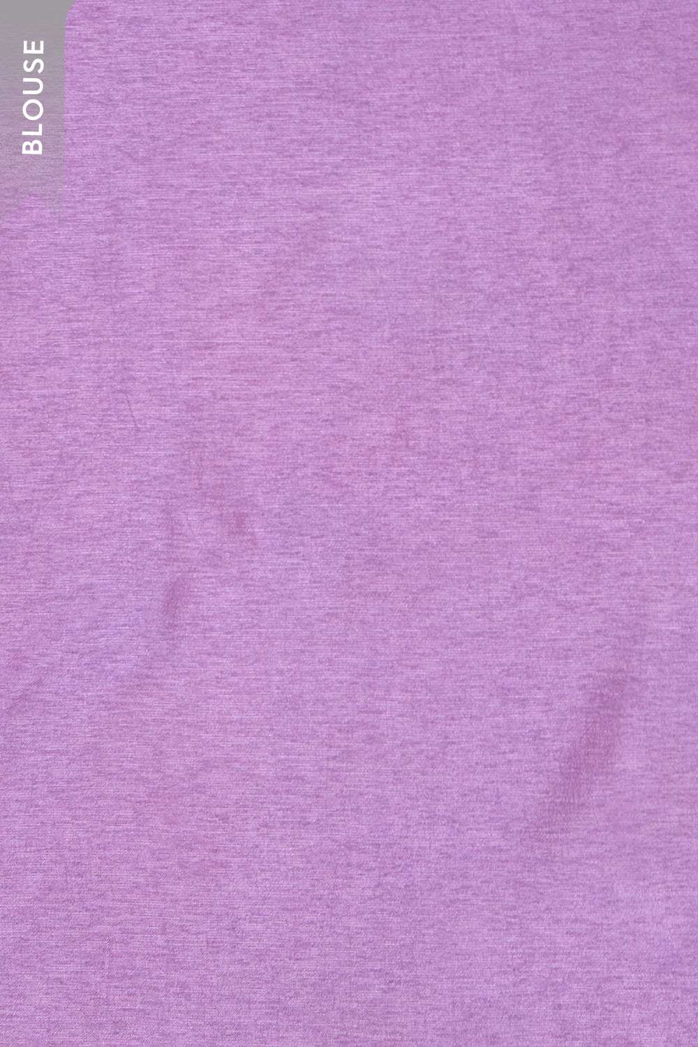Purple Viscose Embroidered Saree image number null