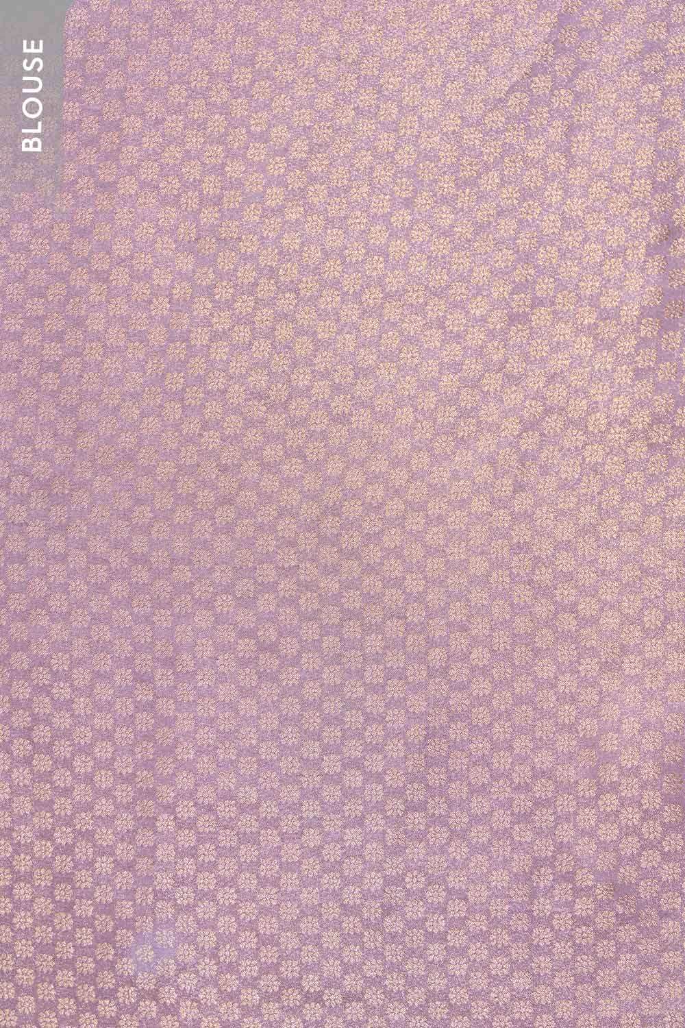 Violet Viscose Tissue Embroidered Saree image number null