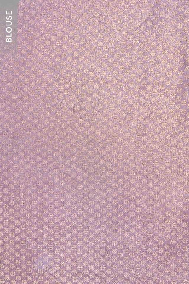 Violet Viscose Tissue Embroidered Saree thumbnail image number null