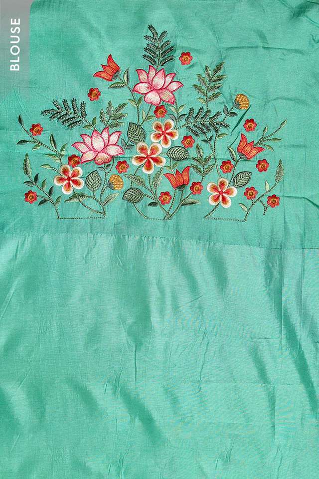 Pink Woven Viscose Tissue Saree thumbnail image number null