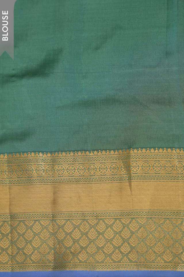 Light Blue Woven Silk Viscose Saree thumbnail image number null