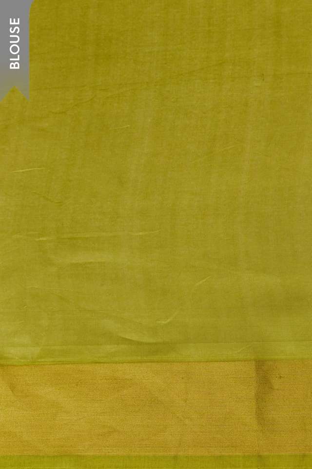 Green Bhagalpur Woven Silk Tencel Saree thumbnail image number null