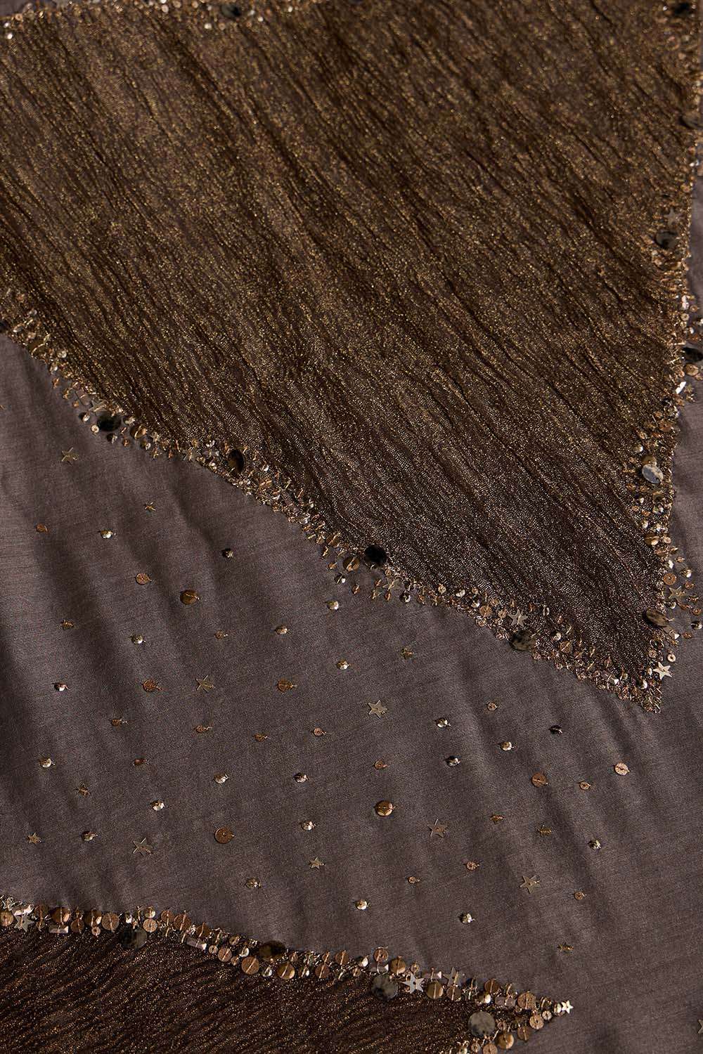 Grey Pure Silk Embroidered Saree image number null