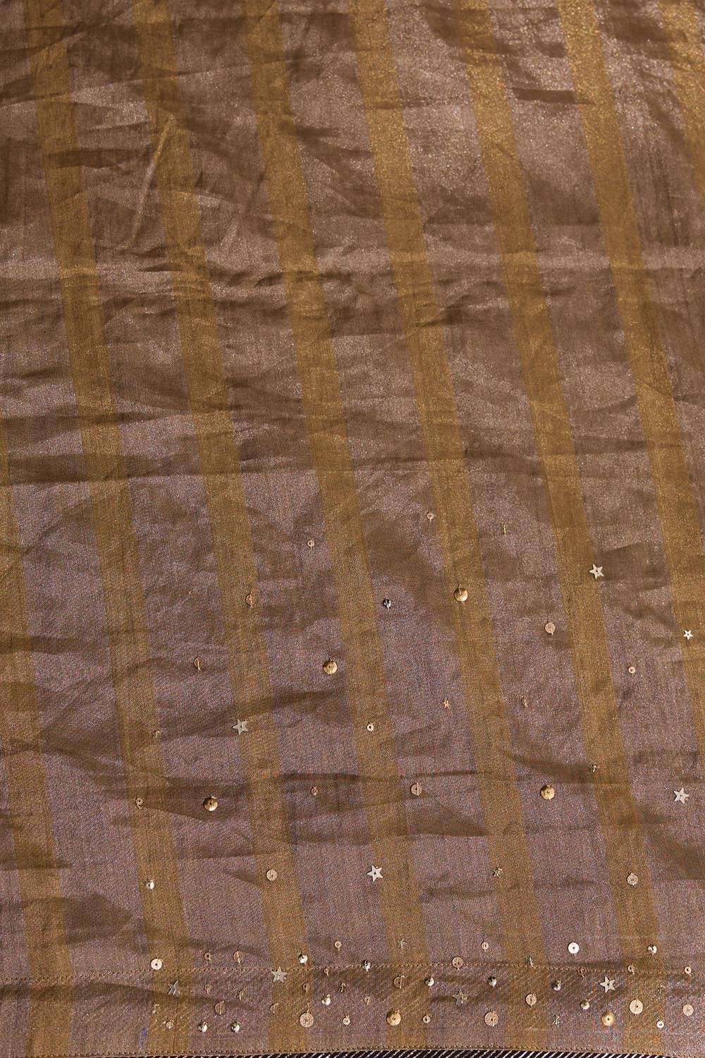 Grey Pure Silk Embroidered Saree image number null