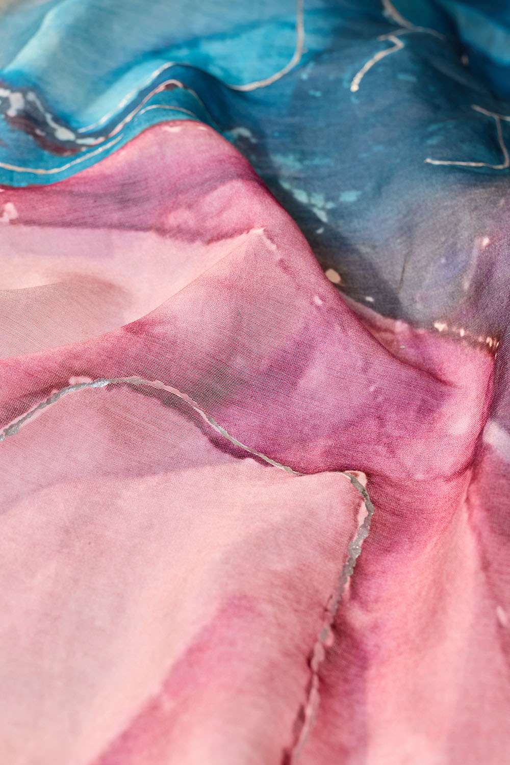 Light Pink Rajasthan Pure Silk Cotton Printed Saree image number null