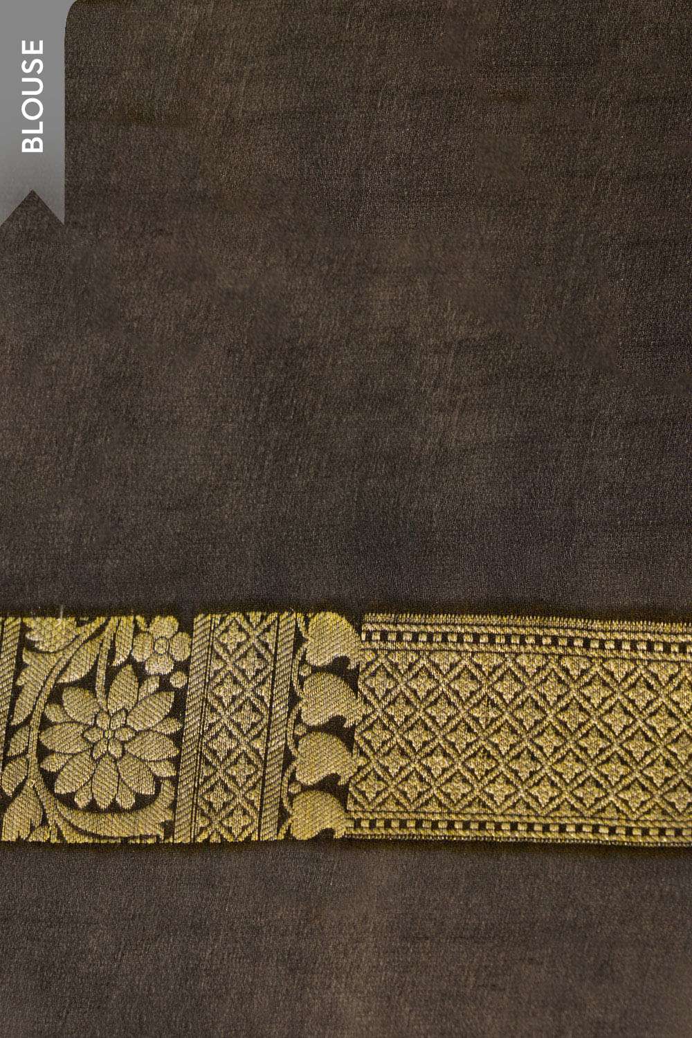 Blue Banaras Pure Silk Georgette Cutwork Saree image number null