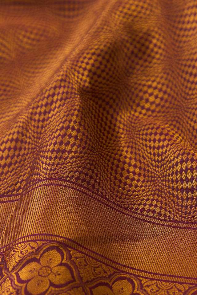 Purple Silk Viscose Brocade Banarasi Saree thumbnail image number null