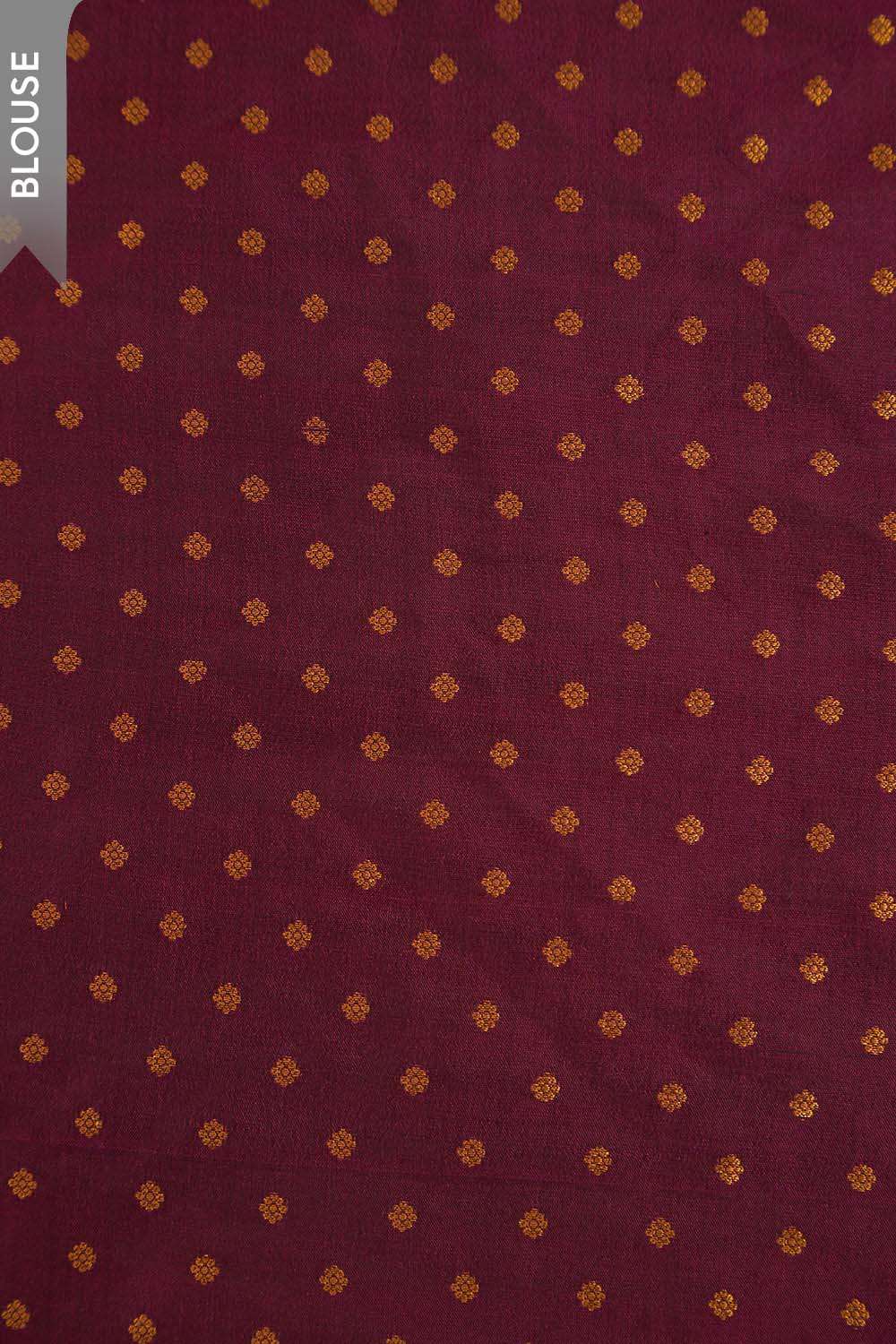 Purple Silk Viscose Brocade Banarasi Saree image number null
