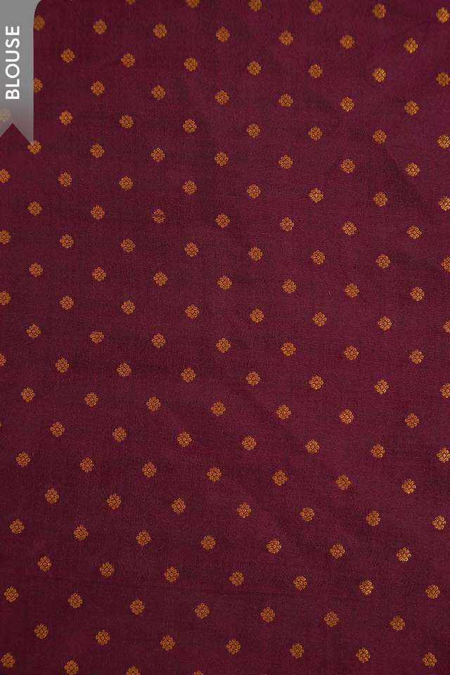 Purple Silk Viscose Brocade Banarasi Saree thumbnail image number null