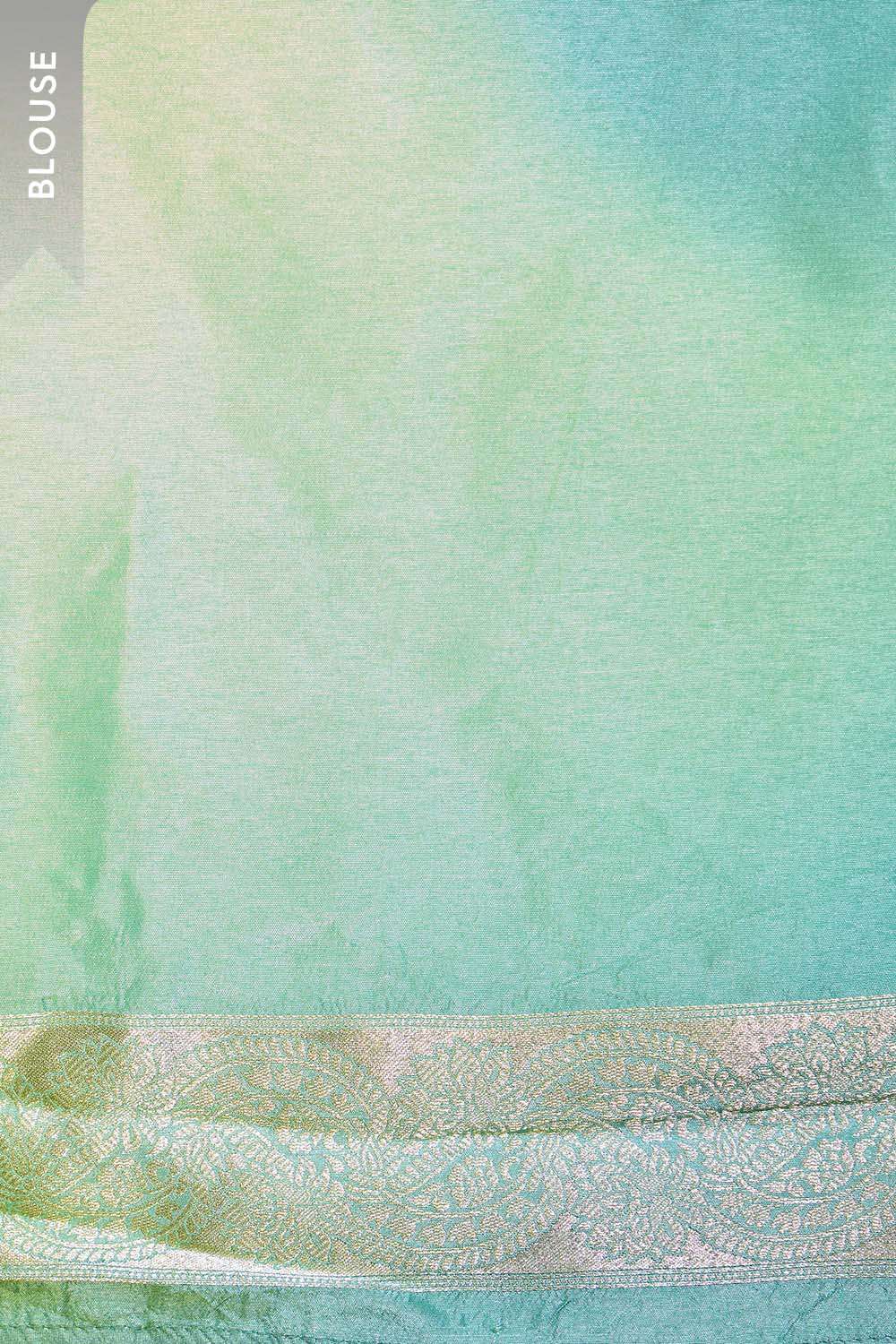 Light Blue Woven Viscose Saree image number null