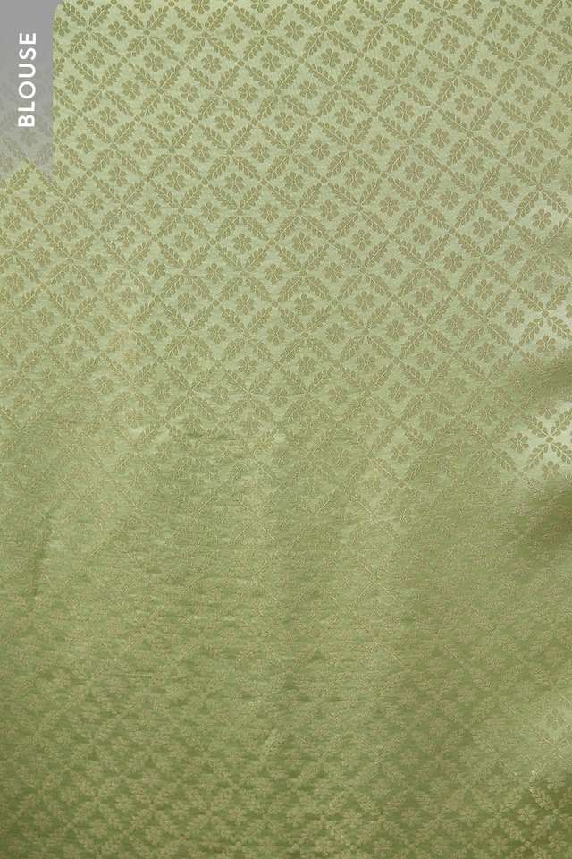 Green Woven Tissue Saree thumbnail image number null