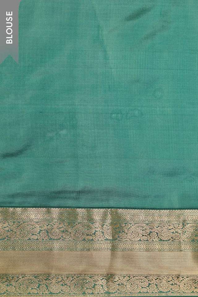 Green Woven Apsara Silk Viscose Saree thumbnail image number null