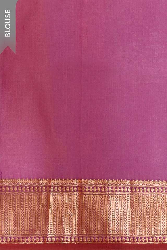 Violet Woven Apsara Silk Viscose Saree thumbnail image number null