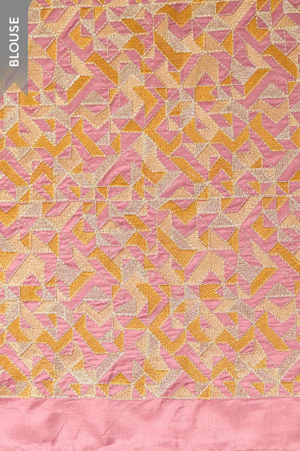 Pink Chattisgarh Woven Pure Tussar Silk Saree image number null