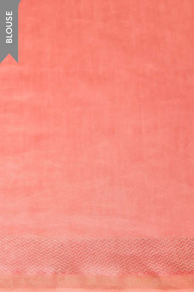 Light Pink Rajasthan Pure Silk Cotton Printed Sanganeri Saree thumbnail image number null