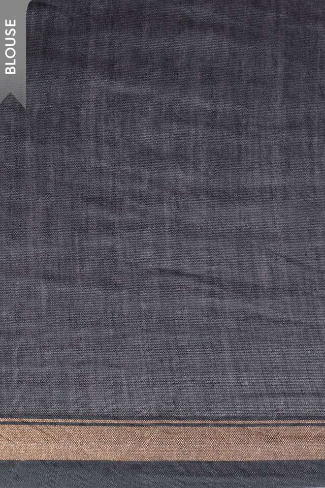 Black Rajasthan Tie and Dye Shibori Pure Silk Cotton Saree thumbnail image number null