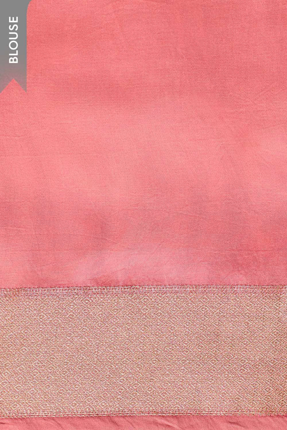 Light Pink Woven Pure Viscose Saree image number null
