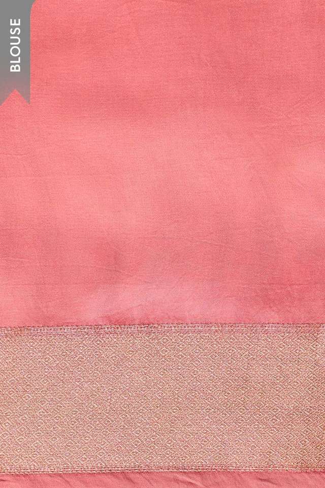 Light Pink Woven Pure Viscose Saree thumbnail image number null