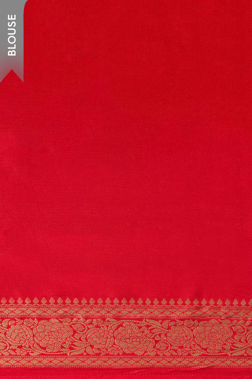 Red Woven Pure Viscose Saree image number null