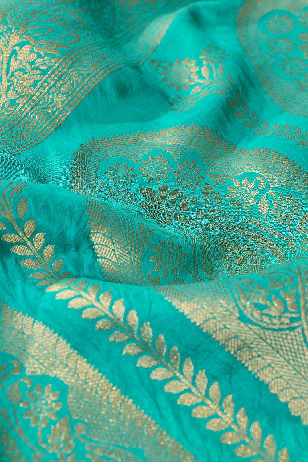 Blue Woven Pure Viscose Saree image number null