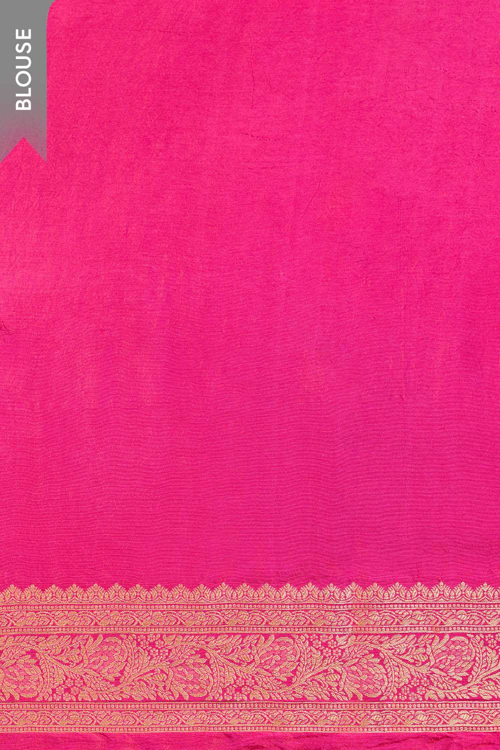 Orange Woven Pure Viscose Saree image number null