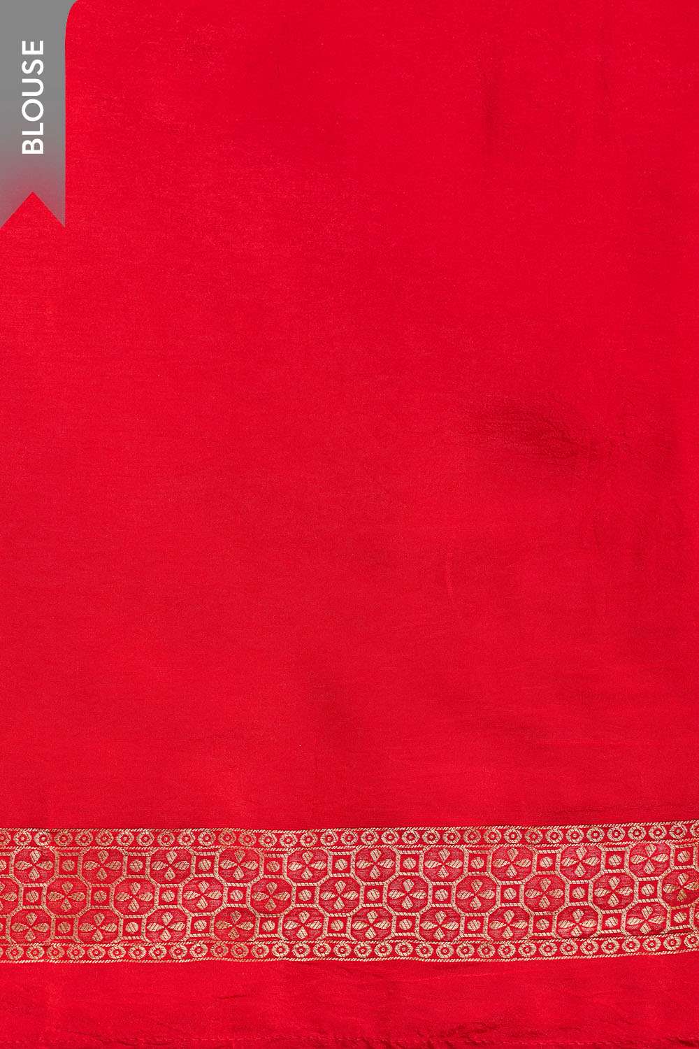 Red Woven Pure Viscose Saree image number null