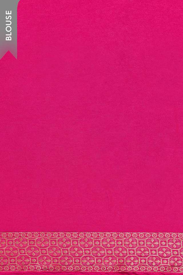 Pink Woven Pure Viscose Saree thumbnail image number null