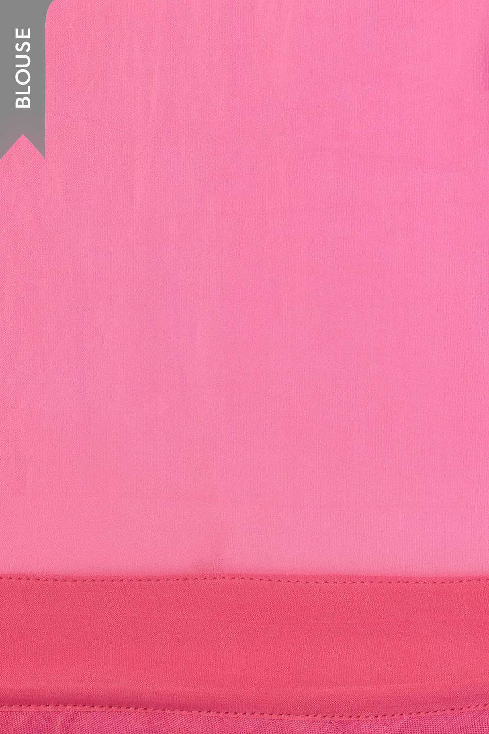 Pink Printed Viscose Organza Saree image number null