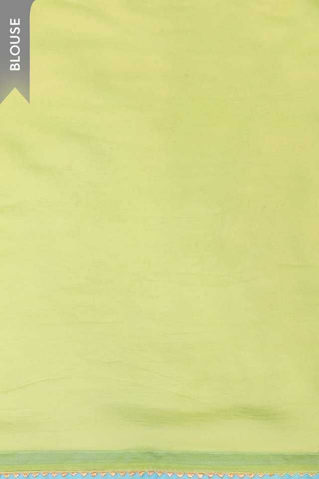 Blue Rajasthan Viscose Chiffon Leheriya Saree thumbnail image number null