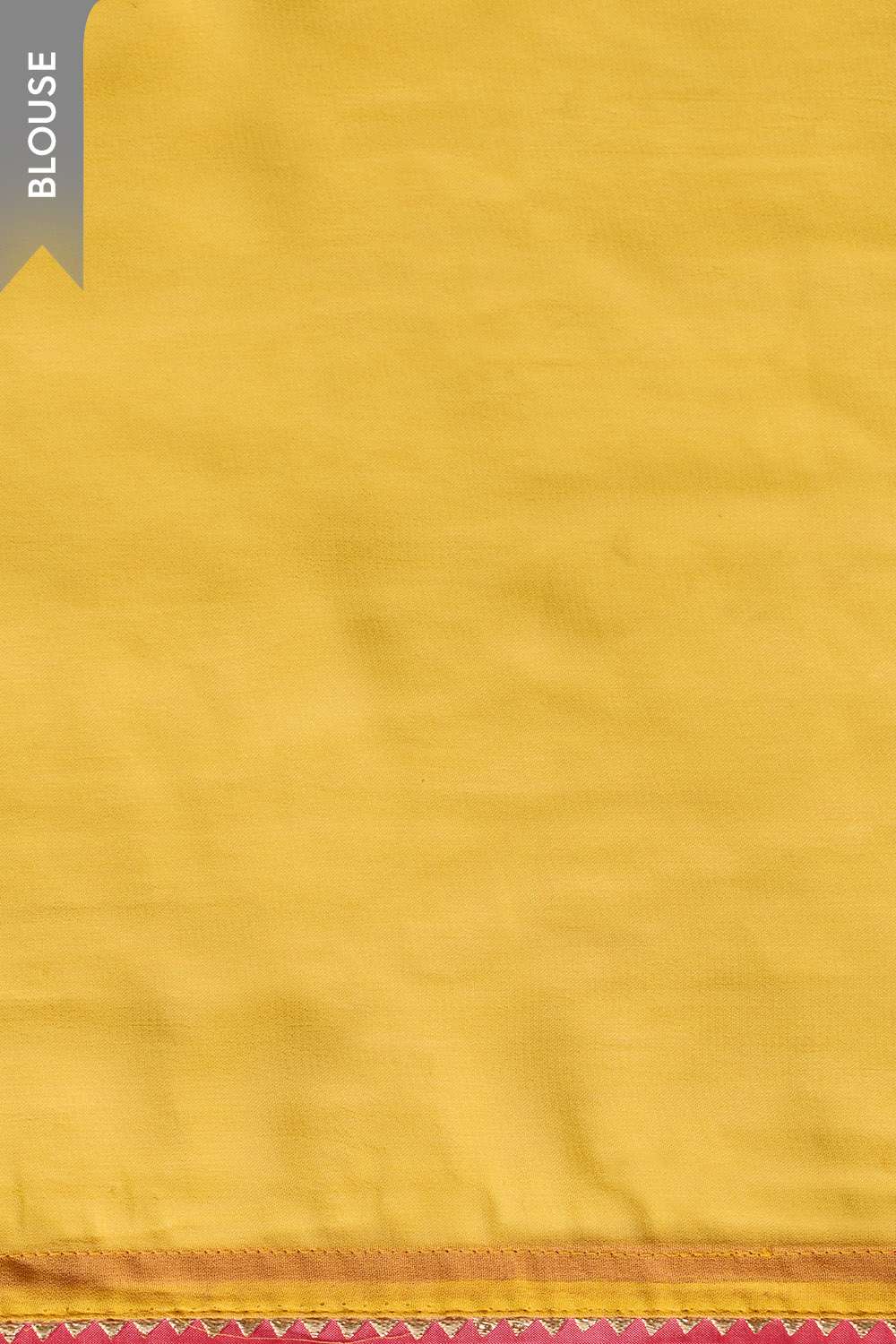 Yellow Viscose Georgette Embroidered Saree image number null