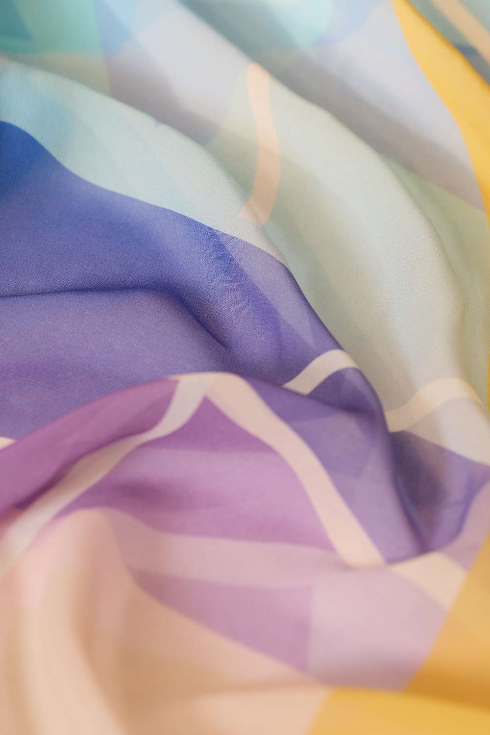 Multicoloured Printed Viscose Georgette Saree image number null