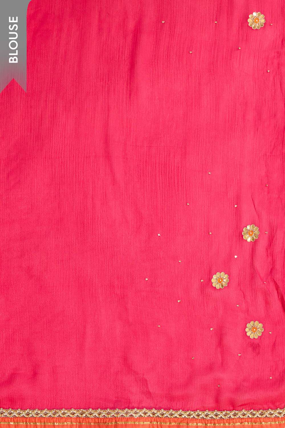 Dark Pink Rajasthan Viscose Georgette Leheriya Saree image number null