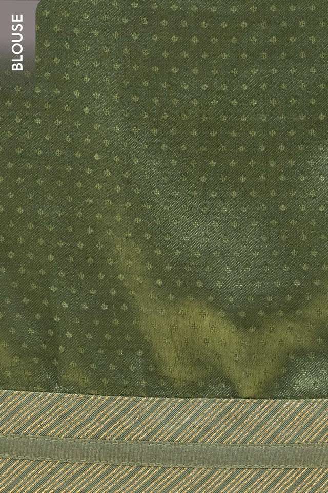 Green Viscose Tissue Embroidered Saree thumbnail image number null