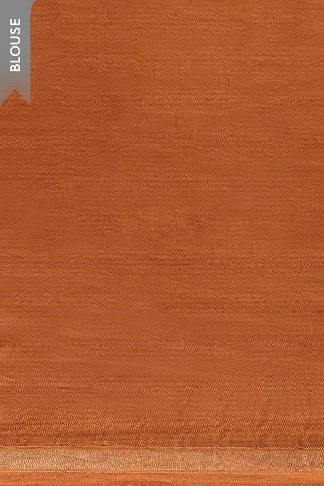 Orange Rajasthan Pure Silk Cotton Tie and Dye Shibori Saree thumbnail image number null
