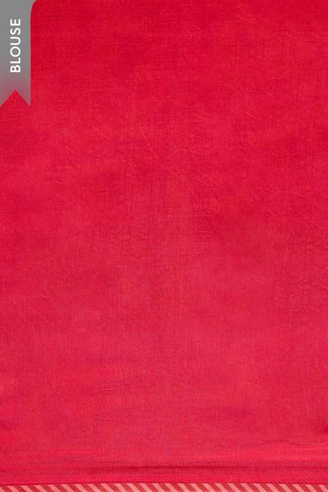 Dark Pink Embroidered Silk Viscose Saree thumbnail image number null