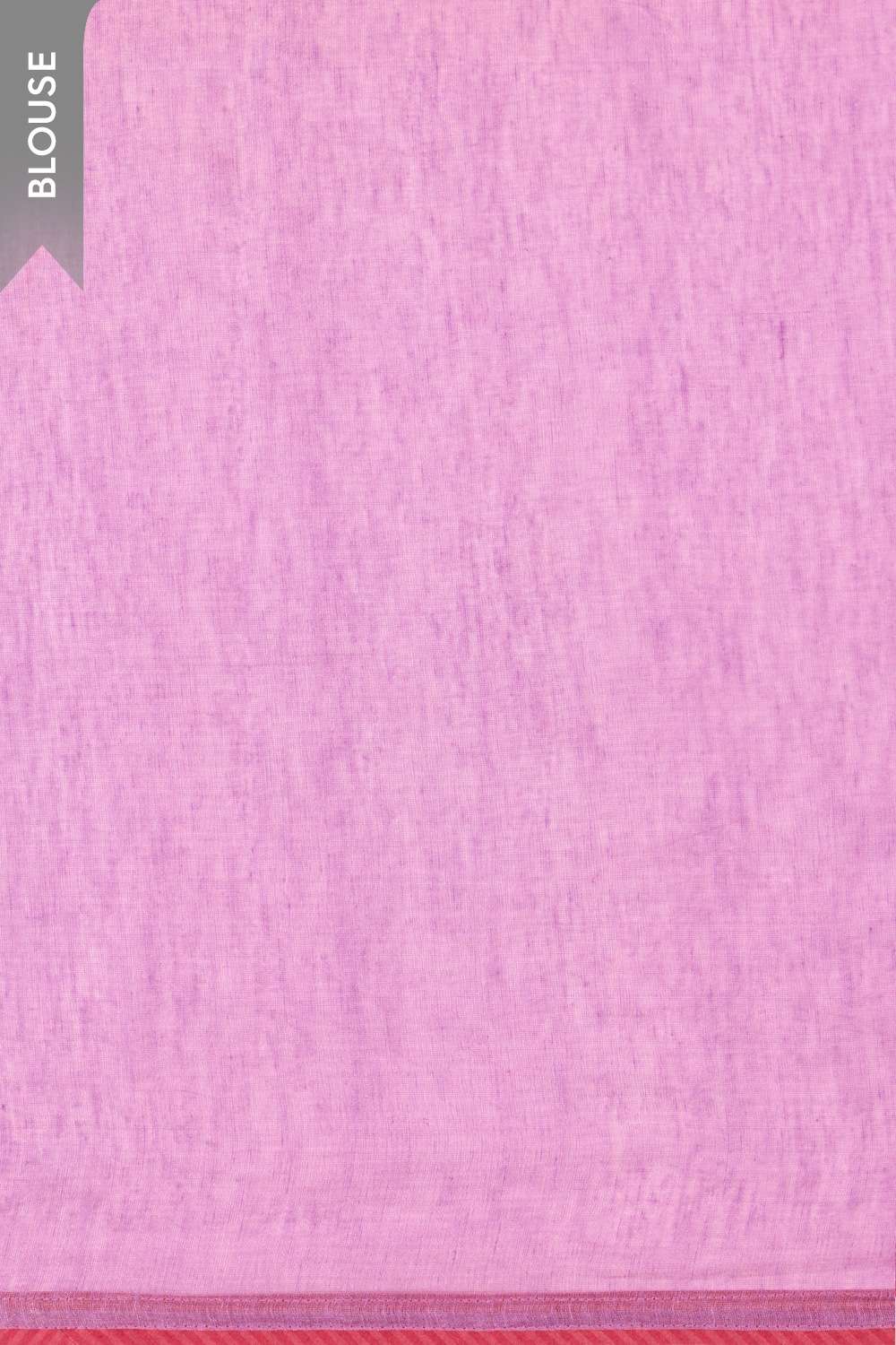 Light Violet  Tissue Lyocell Linen Embroidered Saree image number null