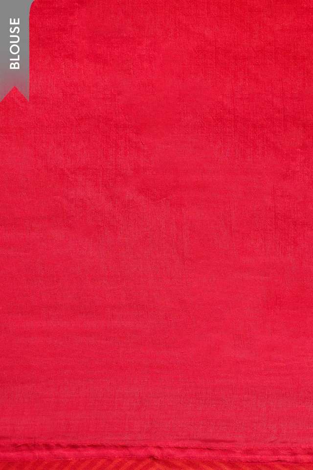 Red Embroidered Silk Viscose Saree thumbnail image number null