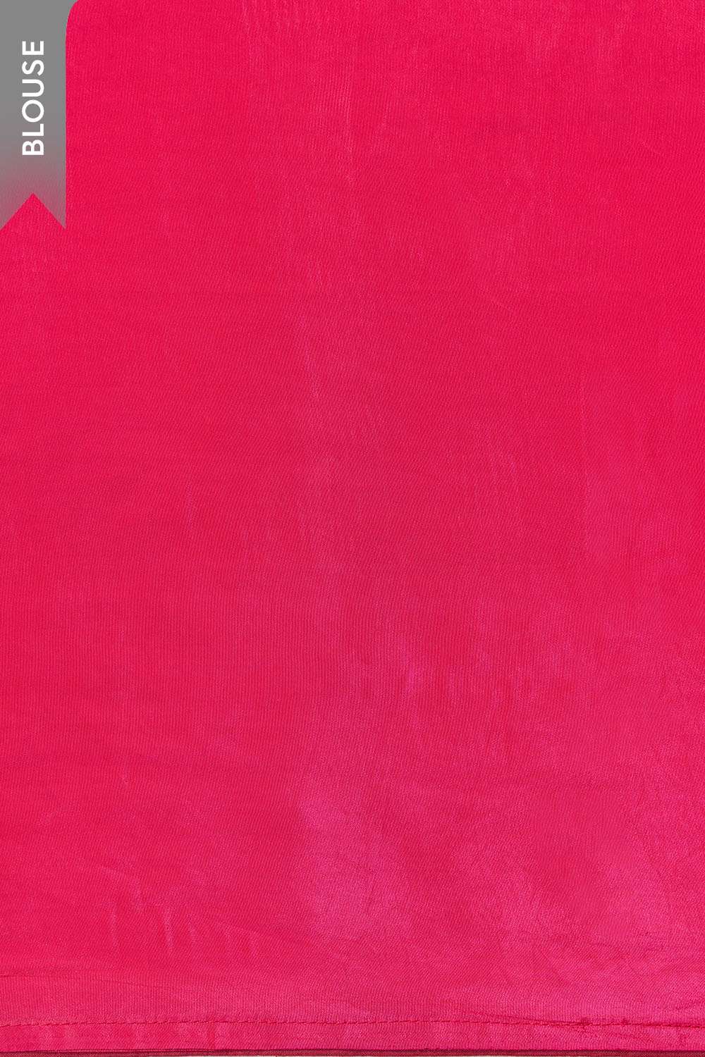 Dark Pink Embroidered Viscose Crepe Saree image number null