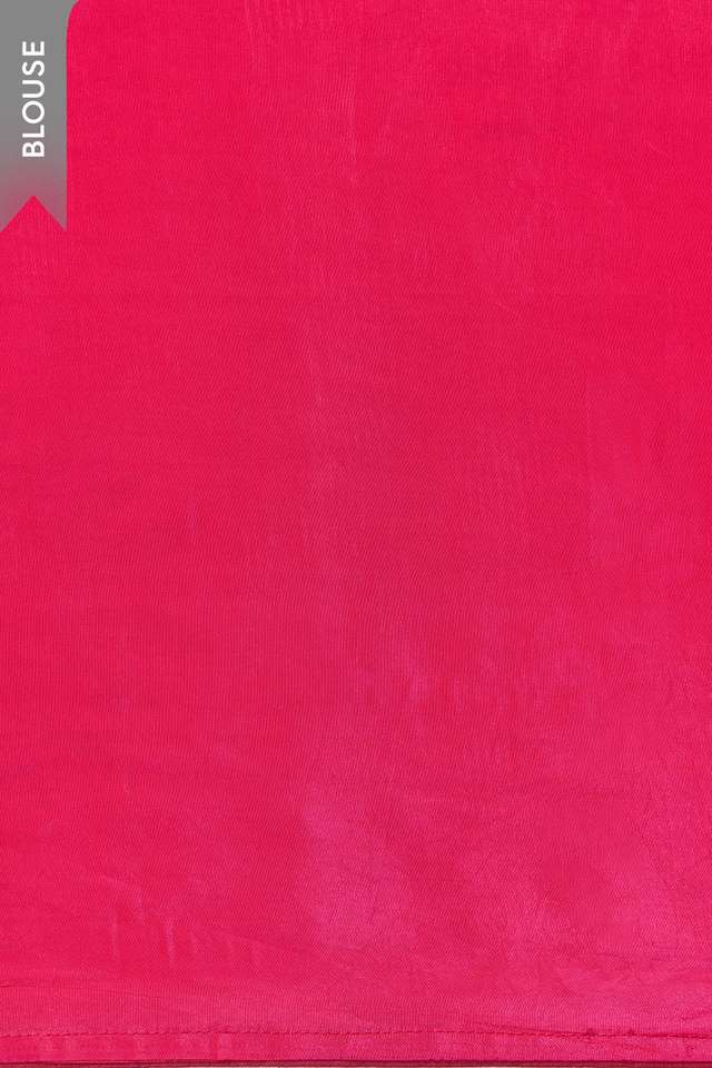 Dark Pink Embroidered Viscose Crepe Saree thumbnail image number null