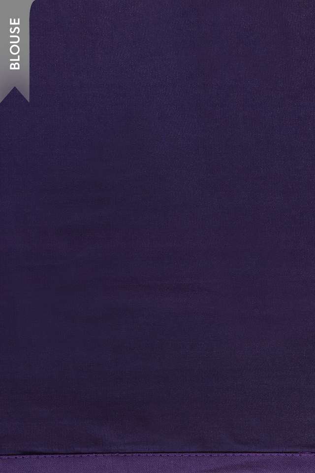 Dark Violet Viscose Georgette Embroidered Saree thumbnail image number null