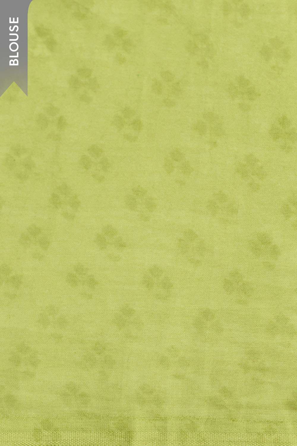 Light Green Bengal Screen Printed Pure Cotton Mulmul Saree image number null