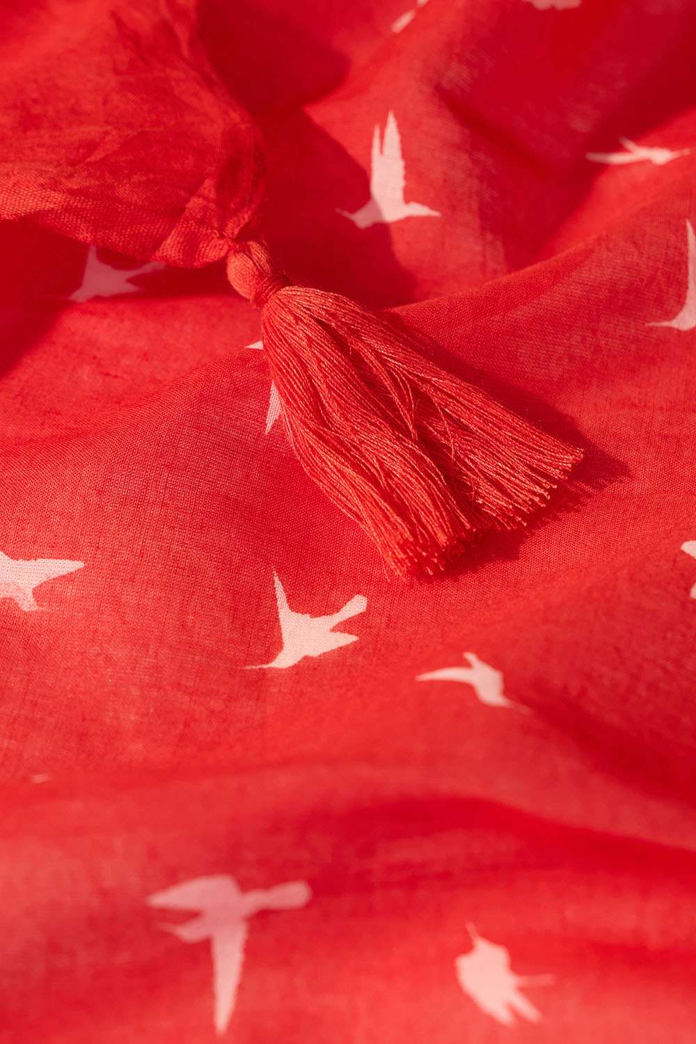 Red Bengal Screen Printed Pure Cotton Mulmul Saree image number null