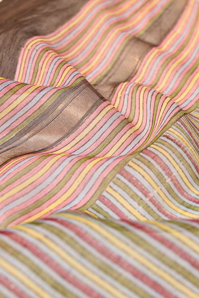 Pink Rajasthan Pure Silk Cotton Printed Sanganeri Saree thumbnail image number null