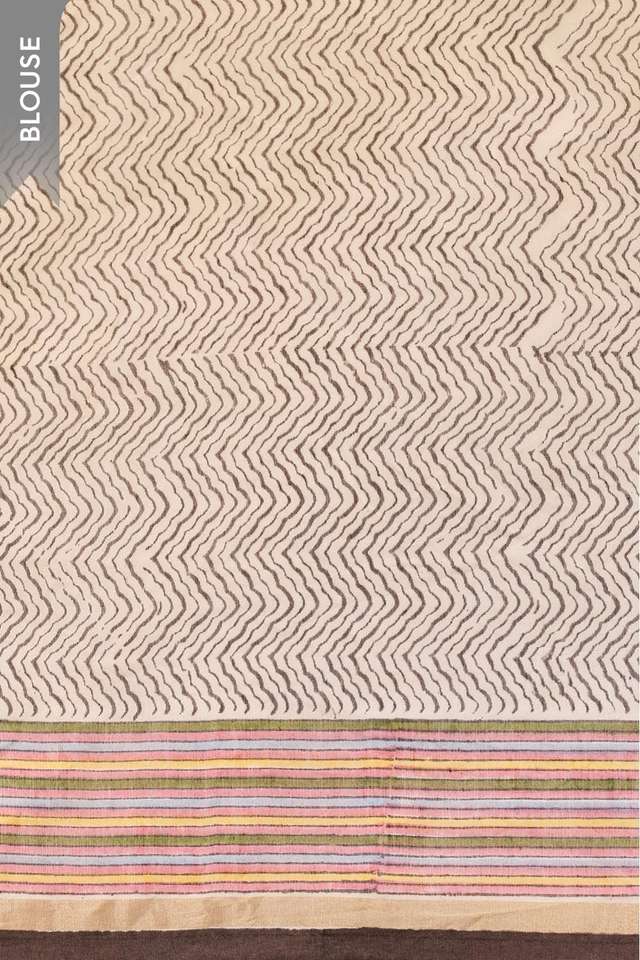 Pink Rajasthan Pure Silk Cotton Printed Sanganeri Saree thumbnail image number null
