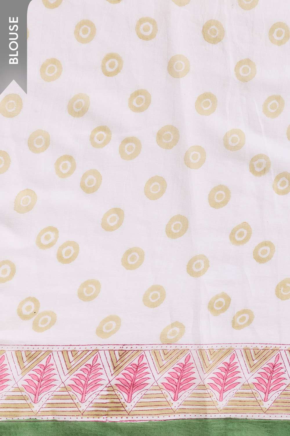 Light Blue Rajasthan Pure Cotton Printed Sanganeri Saree image number null