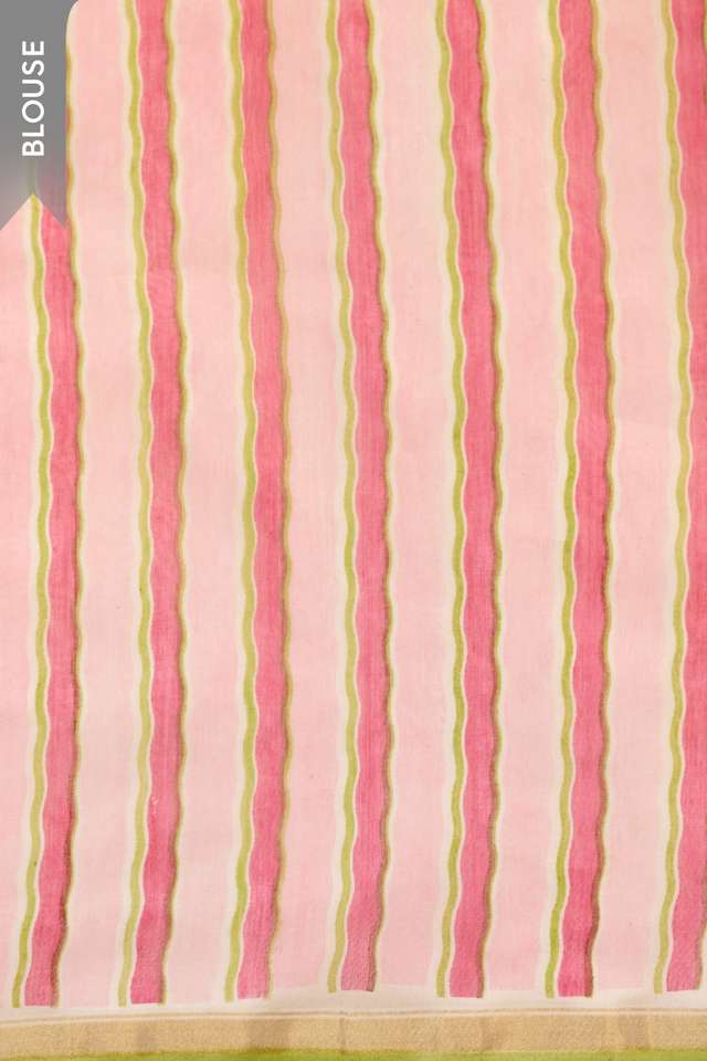 Pink Rajasthan Screen Printed Pure Silk Cotton Saree thumbnail image number null